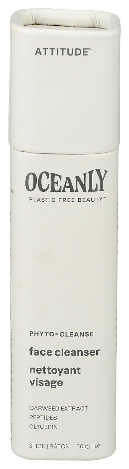image:imageATTITUDE Oceanly Face Cleanser Stick EWG Verified Plasticfree Plant and MineralBased Ingredients Vegan and Crueltyfree Beauty Products PHYTO CLEANSE Unscented 03 OunceUnscented