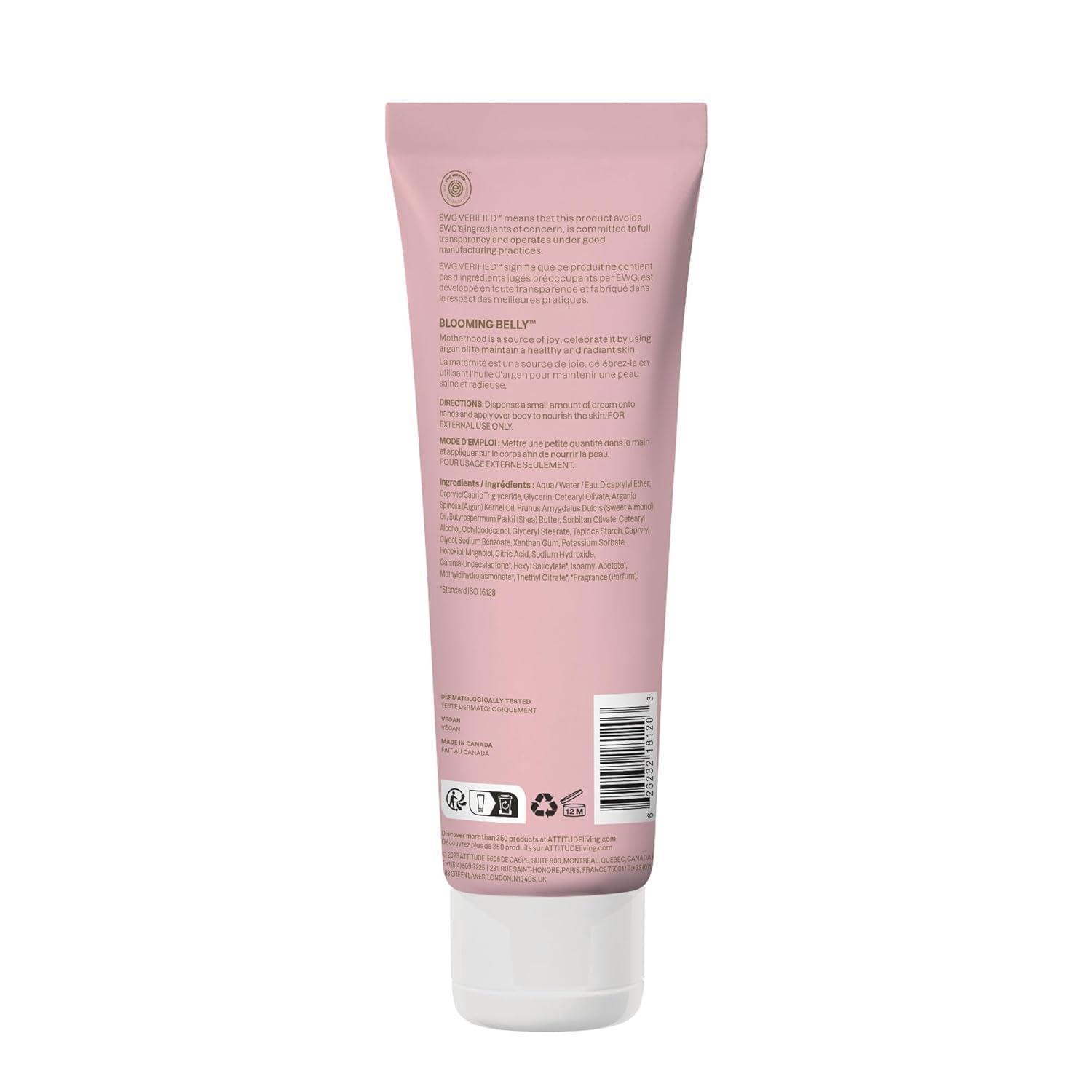 image:imageATTITUDE Pregnancy Nourishing Body Cream EWG Verified Dermatologically Tested Plant and MineralBased Vegan Maternity Products Argan Oil 8 Fl OzBody Cream