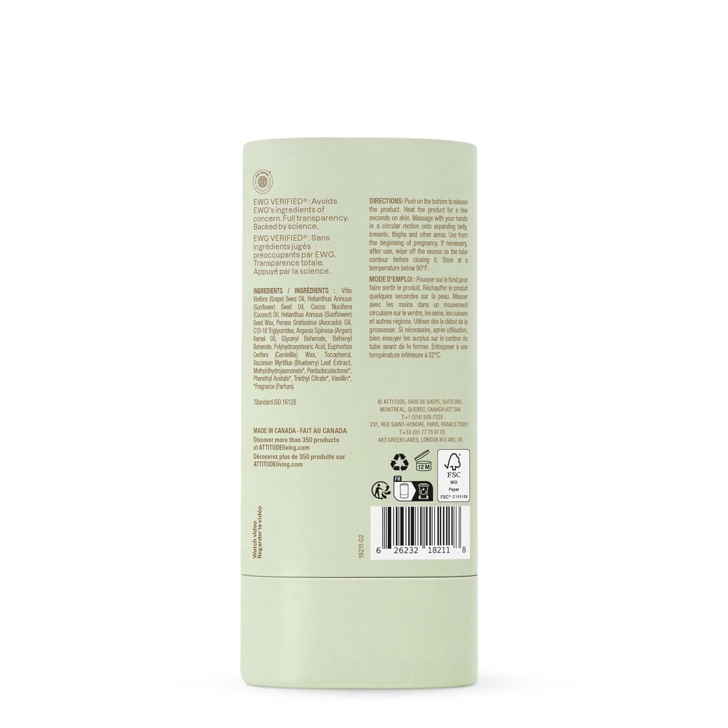 image:imageATTITUDE Pregnancy Stretch Mark Prevention Oil EWG Verified Dermatologically Tested Plant and MineralBased Vegan Maternity Products Argan Oil 5 Fl OzRose White Flower