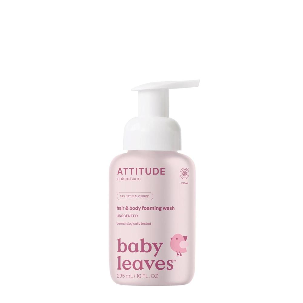image:imageATTITUDE 2in1 Hair and Body Foaming Baby Wash EWG Verified Shampoo Soap Dermatologically Tested Made with Naturally Derived Ingredients Vegan Orange and Pomegranate 10 Fl OzUnscented