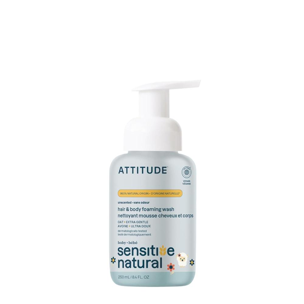 image:imageATTITUDE Baby 2in1 Shampoo and Body Wash EWG Verified Plant and MineralBased Ingredients Vegan and CrueltyFree Products for Sensitive Skin Unscented 16 Fl Oz84 Fl Oz Pack of 1