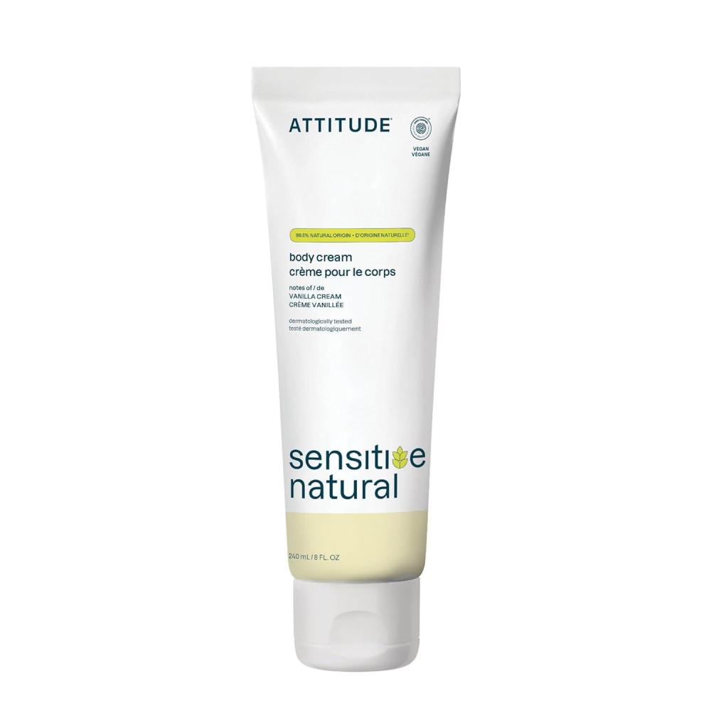 image:imageATTITUDE Body Cream for Sensitive Skin with Oat EWG Verified Dermatologically Tested Vegan Chamomile 8 Fl OzVanilla Cream