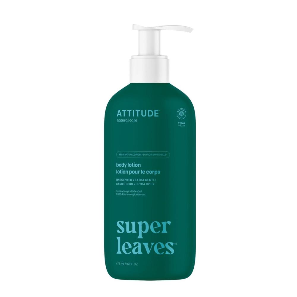 image:imageATTITUDE Body Lotion EWG Verified Moisturizer Vegan Skin Care Products NonGreasy Hydrating for Dry Skin Cruelty Free Extra Gentle Unscented 16 Fl OzUnscented