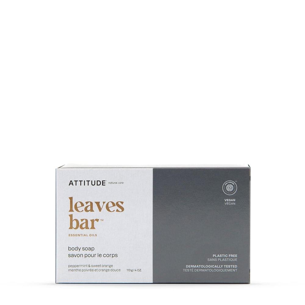 image:imageATTITUDE Body Soap Bar Natural Origin Protects and Softens Dry Skin Coconut amp Olive Oils For Men and Women EWG verified amp Vegan Patchouli amp Black Pepper 4 OzPeppermint  Sweet Orange