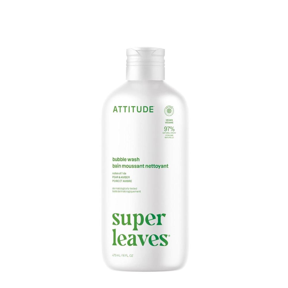 image:imageATTITUDE Bubble Bath EWG Verified Plant and MineralBased Dermatologically Tested Vegan Body Care Products Orange Blossom amp Eucalyptus 16 Fl OzOlive Leaves