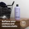 ATTITUDE Fabric Softener with Essential Oils, Vegan, Plant and Mineral-Based Ingredients, HE, Refillable Aluminum Bottle, 40 Loads, Geranium and Lemongrass, 33.8 Fl Oz(Lemon & Rosewood)
