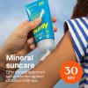 ATTITUDE Mineral Sunscreen for Baby and Kids, EWG Verified, Broad Spectrum UVA/UVB, Dermatologically Tested, Plant and Mineral-Based Formula, Vegan, SPF 30, Unscented, 5.2 Oz(Unscented)