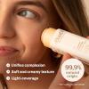 ATTITUDE Oceanly Light Coverage Foundation Stick, Titanium Dioxide-Free, EWG Verified, Plastic-Free, Vegan & Cruelty-free Makeup, Caramel, 0.42 Ounces(Nude)