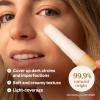 ATTITUDE Oceanly Light Coverage Under Eye Concealer Stick, Titanium Dioxide-Free, EWG Verified, Plastic-Free, Vegan & Cruelty-free Makeup, Caramel, 0.2 Ounces(Nude)