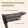 ATTITUDE Oceanly Serum Infused Mascara, EWG Verified, Eye Lash Serum, Length + Volume, Vegan Beauty and Makeup, Black, 0.24 Oz(Black)