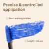 ATTITUDE Oceanly Serum Infused Mascara, EWG Verified, Eye Lash Serum, Length + Volume, Vegan Beauty and Makeup, Black, 0.24 Oz(Blue)
