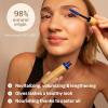ATTITUDE Oceanly Serum Infused Mascara, EWG Verified, Eye Lash Serum, Length + Volume, Vegan Beauty and Makeup, Black, 0.24 Oz(Blue)