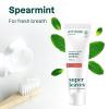 Attitude Sensitive Toothpaste with Fluoride, Spearmint Flavor, Vegan & Cruelty-Free, Sugar-Free, Plant & Mineral-Based Ingredients, Clean Oral Care, 4.2 Oz