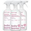 ATTITUDE Baby & Kids Toy Cleaner Spray, EWG Verified, Multi-Surface Cleaner for Toys, High Chairs & Play Areas, Naturally Derived, Vegan, Unscented, 27.1 Fl Oz(27.1 Fl Oz (Pack of 3))