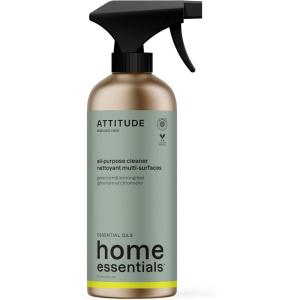 ATTITUDE All Purpose Cleaner, EWG Verified Multi-Surface Products, Vegan, Naturally Derived Multipurpose Cleaning Spray, Lavender and Rosemary, 16 Fl Oz(Geranium & Lemongrass)