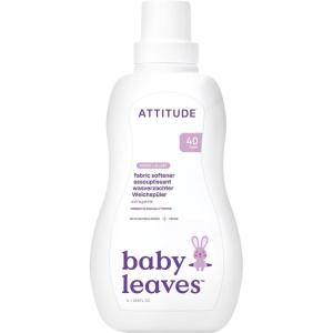 ATTITUDE Baby Fabric Softener, Plant and Mineral-Based Ingredients, HE Compatible, Vegan and Cruelty-free Laundry and Household Products, Sweet Lullaby, 40 Loads, 33.8 Fl Oz(Sweet Lullaby)