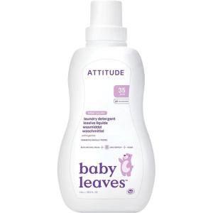 ATTITUDE Baby Laundry Detergent, EWG Verified, Plant and Mineral-Based Formula, HE Compatible, Vegan Household Products, Pear Nectar, 35 Loads, 35.5 Fl Oz(Sweet Lullaby)