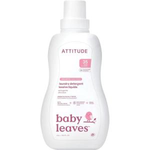 ATTITUDE Baby Laundry Detergent, EWG Verified, Plant and Mineral-Based Formula, HE Compatible, Vegan Household Products, Pear Nectar, 35 Loads, 35.5 Fl Oz(Unscented)