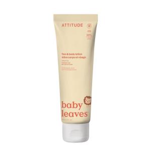 ATTITUDE Baby Lotion, EWG Verified Moisturizer, Dermatologically Tested Moisturizing Cream, Vegan and Cruelty-Free, Unscented, 16 Fl Oz(Pear Nectar)