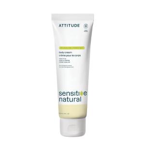 ATTITUDE Body Cream for Sensitive Skin with Oat, EWG Verified, Dermatologically Tested, Vegan, Chamomile, 8 Fl Oz(Vanilla Cream)