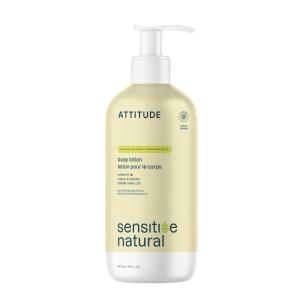 ATTITUDE Body Lotion for Sensitive Skin with Oat, EWG Verified, Dermatologically Tested, Vegan, Extra Gentle, Unscented, 16 Fl Oz(Argan Oil)