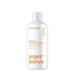 ATTITUDE Bubble Bath, EWG Verified, Plant and Mineral-Based, Dermatologically Tested, Vegan Body Care Products, Orange Blossom & Eucalyptus, 16 Fl Oz(Orange Blossom & Eucalyptus)