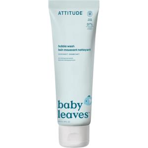 ATTITUDE Bubble Body Wash for Baby, EWG Verified, Dermatologically Tested, Plant and Mineral-Based, Vegan, Good Night, 16 Fl Oz(Good Night)