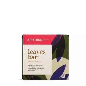 ATTITUDE Detox Shampoo Bar, Natural Origin, Ideal for Oily Hair, Jojoba Oil & Yellow Clay, EWG Verified & Clean ingredients, Vegan, Sea Salt, 4 Oz(Herbal Musk)