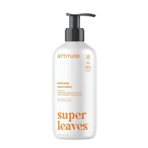 ATTITUDE Liquid Hand Soap, EWG Verified, Plant and Mineral-Based, Vegan Personal Care Products, Orange Blossom & Eucalyptus Scent, 16 Fl Oz(Orange Blossom & Eucalyptus)