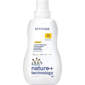 ATTITUDE Liquid Laundry Detergent, EWG Verified, HE Compatible, Plant-Based & Vegan, Natural Laundry Soap, Citrus Zest Scent, 35 Loads, 35.5 Fl Oz