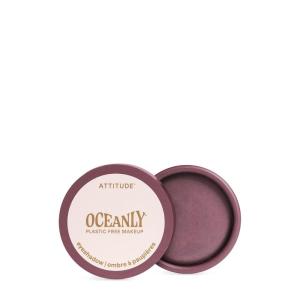 ATTITUDE Oceanly Eyeshadow, EWG Verified, Single Matte Cream Eyeshadow, Plastic-Free, Vegan Beauty and Makeup, Brown Sugar, 0.16 Fl Oz(Berry Bliss)