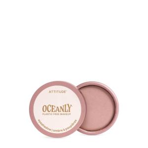 ATTITUDE Oceanly Eyeshadow, EWG Verified, Single Matte Cream Eyeshadow, Plastic-Free, Vegan Beauty and Makeup, Brown Sugar, 0.16 Fl Oz(Pretty in Pink)