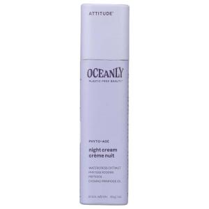 ATTITUDE Oceanly, Face Cream Night Phyto Glow, 1 Ounce(PHYTO-AGE)