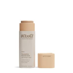 ATTITUDE Oceanly Light Coverage Foundation Stick, Titanium Dioxide-Free, EWG Verified, Plastic-Free, Vegan & Cruelty-free Makeup, Espresso, 0.42 Ounces(Nude)