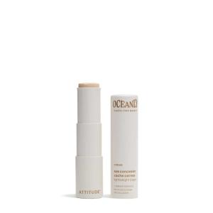 ATTITUDE Oceanly Light Coverage Under Eye Concealer Stick, Titanium Dioxide-Free, EWG Verified, Plastic-Free, Vegan & Cruelty-free Makeup, Caramel, 0.2 Ounces(Cream)