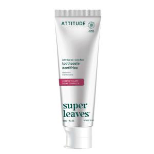 Attitude Complete Care Toothpaste with Fluoride, Spearmint Flavor, Vegan & Cruelty-Free, Sugar-Free, Plant & Mineral-Based Ingredients, Clean Oral Care, 4.2 Oz