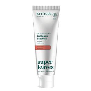 Attitude Sensitive Toothpaste with Fluoride, Spearmint Flavor, Vegan & Cruelty-Free, Sugar-Free, Plant & Mineral-Based Ingredients, Clean Oral Care, 4.2 Oz