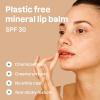 ATTITUDE Oceanly Tinted Lip Balm with SPF 30, EWG Verified, Plastic-Free, Broad Spectrum UVA/UVB Protection with Zinc Oxide, Vegan, Unscented, Terracotta, 0.3 Ounce(Peachy Shell)
