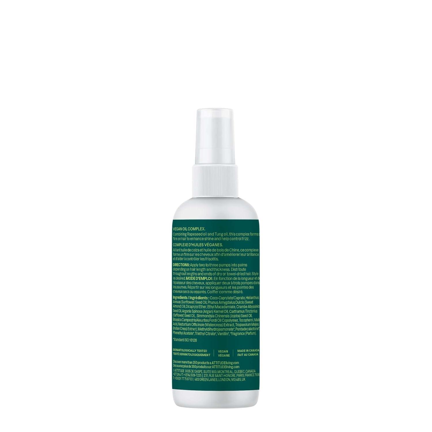 image:imageATTITUDE Nourishing Hair Oil EWG Verified Natural Origin Frizz Control Vegan Oil Complex Softens amp Nourishes Dry Hair Dermatologically Tested For All Hair Types 100 mL