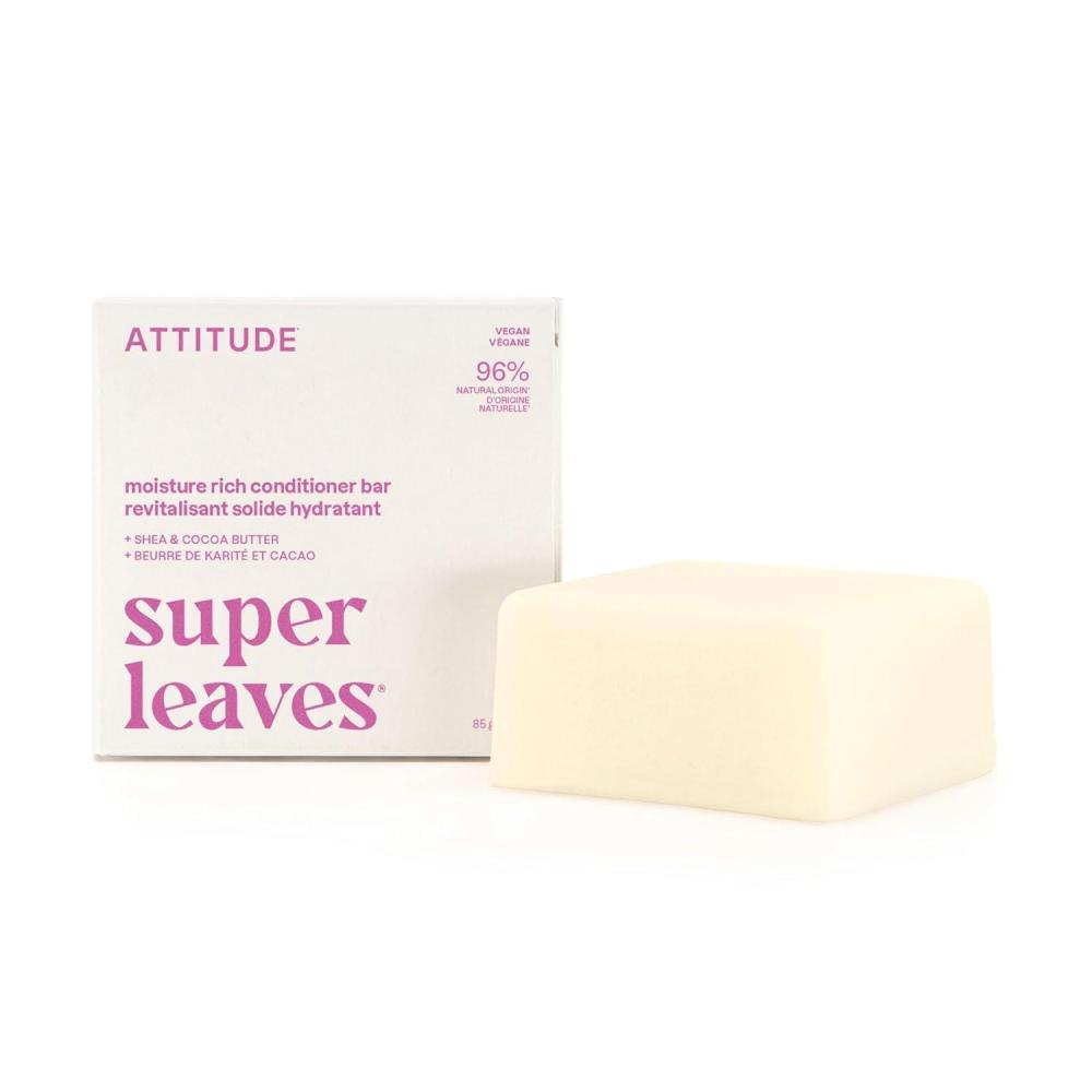 image:imageATTITUDE Nourishing Conditioner Bar Natural Origin For Dry and Dull Hair Avocado Oil amp Shea Butter Clean Ingredients Vegan Pear amp Amber Scent 3 Oz B0F5X6J9SSMoisture Rich