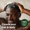 ATTITUDE 2-in-1 Body Wash and Hair Shampoo, EWG Verified Shower Gel, Dermatologically Tested, Made with Naturally Derived Ingredients, Vegan Personal Care, Patchouli and Black Pepper, 67.6 Fl Oz(Patchouli & Black Pepper)