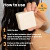 ATTITUDE Nourishing Conditioner Bar, Natural Origin, For Dry and Dull Hair, Avocado Oil & Shea Butter, Clean Ingredients, Vegan, Pear & Amber Scent, 3 Oz | B0F5X6J9SS(Volume & Shine)