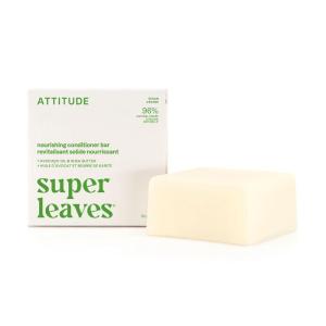 ATTITUDE Nourishing Conditioner Bar, Natural Origin, For Dry and Dull Hair, Avocado Oil & Shea Butter, Clean Ingredients, Vegan, Pear & Amber Scent, 3 Oz | B0F5X6J9SS(Nourishing)