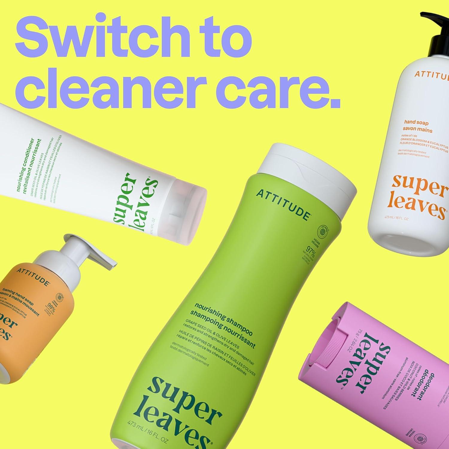image:imageATTITUDE Foaming Hand Soap EWG Verified Plant and MineralBased Ingredients Vegan and Crueltyfree Personal Care Products Pink Grapefruit 10 Fl Oz Pack of 3Earl Grey Fresh Cucumber