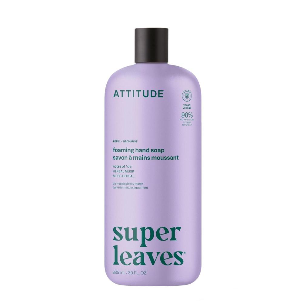 image:imageATTITUDE Foaming Hand Soap EWG Verified Plant and MineralBased Ingredients Vegan and Crueltyfree Personal Care Products Pink Grapefruit 10 Fl Oz Pack of 3Herbal Musk