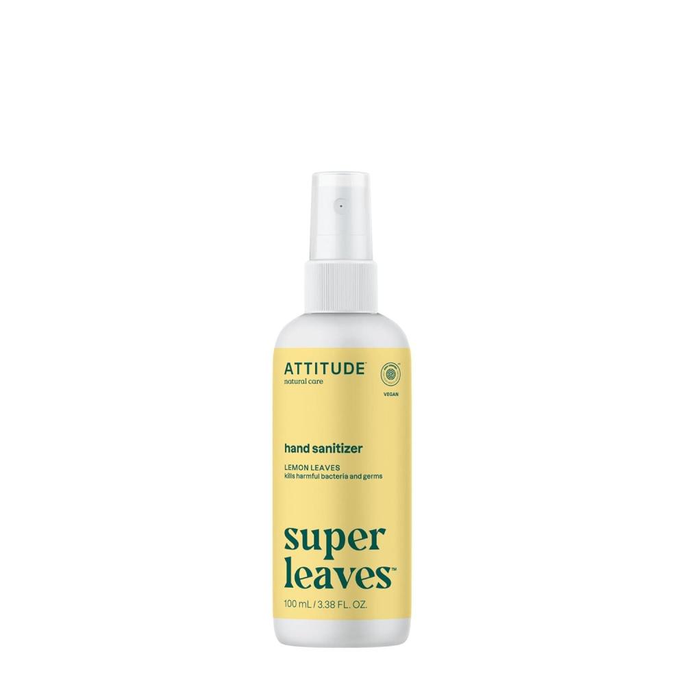 image:imageATTITUDE Hand Sanitizer Spray for Adults and Kids EWG Verified Kills Bacteria and Germs Vegan Lemon Leaves 338 Fl Oz Spray Bottle Pack of 6Lemon Leaves