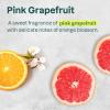 ATTITUDE Foaming Hand Soap, EWG Verified, Plant and Mineral-Based Ingredients, Vegan and Cruelty-free Personal Care Products, Pink Grapefruit, 10 Fl Oz (Pack of 3)(Grapefruit)