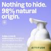 ATTITUDE Foaming Hand Soap, EWG Verified, Plant and Mineral-Based Ingredients, Vegan and Cruelty-free Personal Care Products, Pink Grapefruit, 10 Fl Oz (Pack of 3)(Earl Grey & Fresh Cucumber)