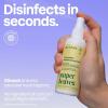 ATTITUDE Hand Sanitizer Spray for Adults and Kids, EWG Verified, Kills Bacteria and Germs, Vegan, Lemon Leaves, 3.38 Fl Oz (Spray Bottle) (Pack of 6)(Lemon Leaves)