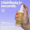 ATTITUDE Hand Sanitizer Spray for Adults and Kids, EWG Verified, Kills Bacteria and Germs, Vegan, Lemon Leaves, 3.38 Fl Oz (Spray Bottle) (Pack of 6)(Orange Blossom & Eucalyptus)